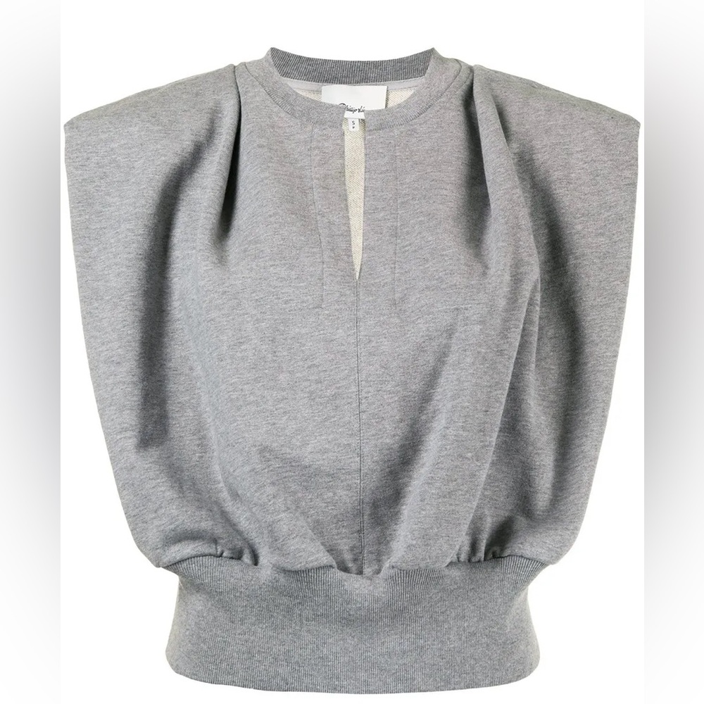 🩶 3.1 Phillip Lim French Terry Sleeveless Top. Size small.